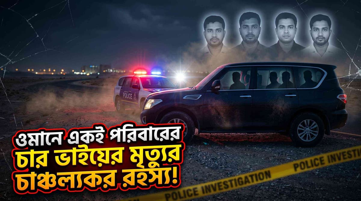 ওমানে গাড়ির ভেতর রহস্যজনকভাবে চট্টগ্রামের ৪ প্রবাসী ভাইয়ের মৃত্যু