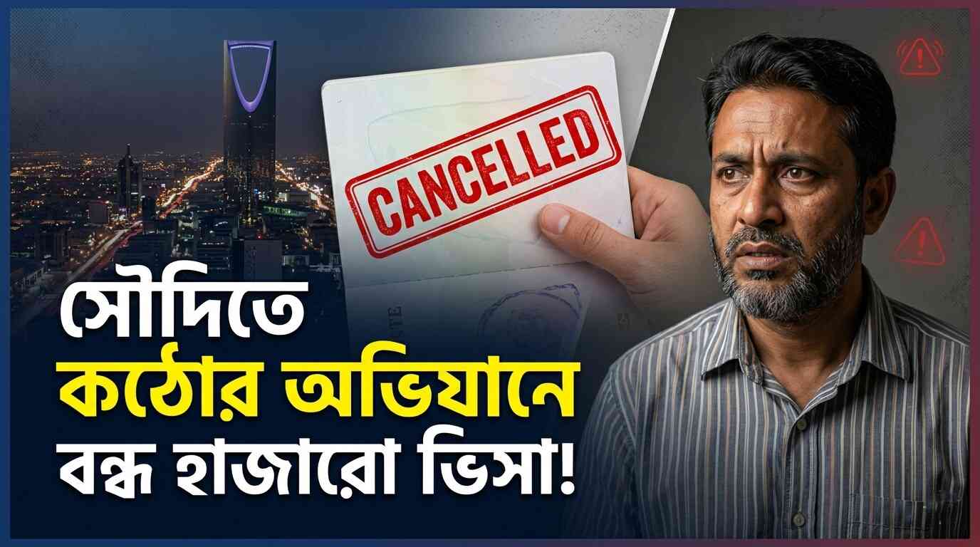 সৌদিতে ৭ হাজারেরও বেশি প্রবাসীর ভিসা বাতিল, নেপথ্যে কী?