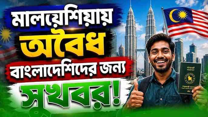 মালয়েশিয়ায় অবৈধ বাংলাদেশি কর্মীদের জন্য বিশেষ ঘোষণা!