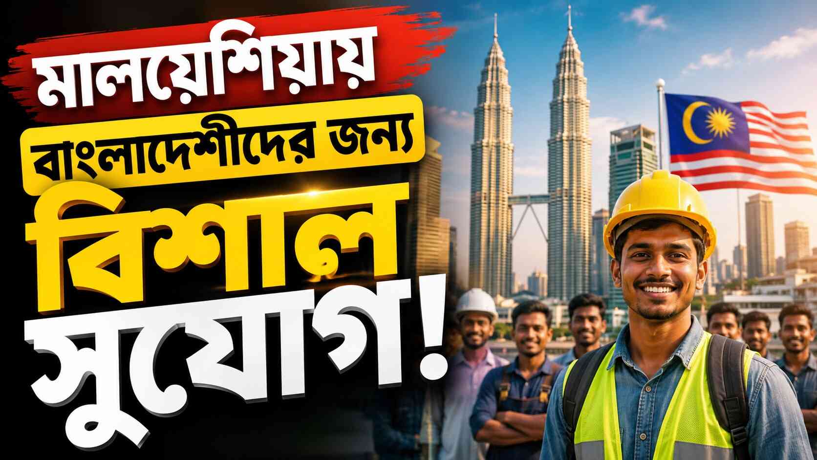 মালয়েশিয়ায় বাংলাদেশি তরুণদের জন্য খুলছে বড় সুযোগ!