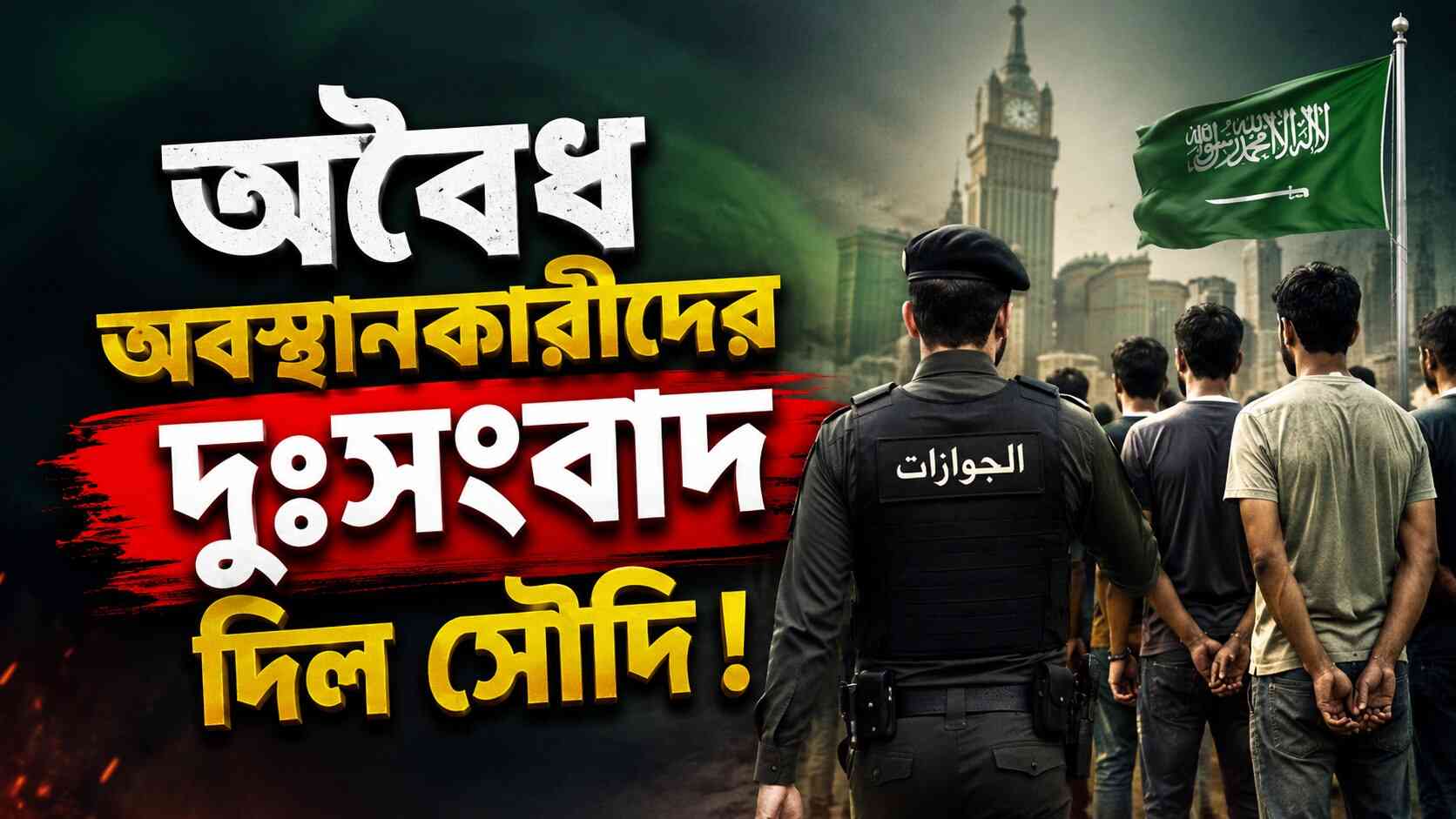 সৌদিতে প্রবাসীদের জন্য বড় সতর্কবার্তা, ভিসা নিয়ে বড় ঘোষণা