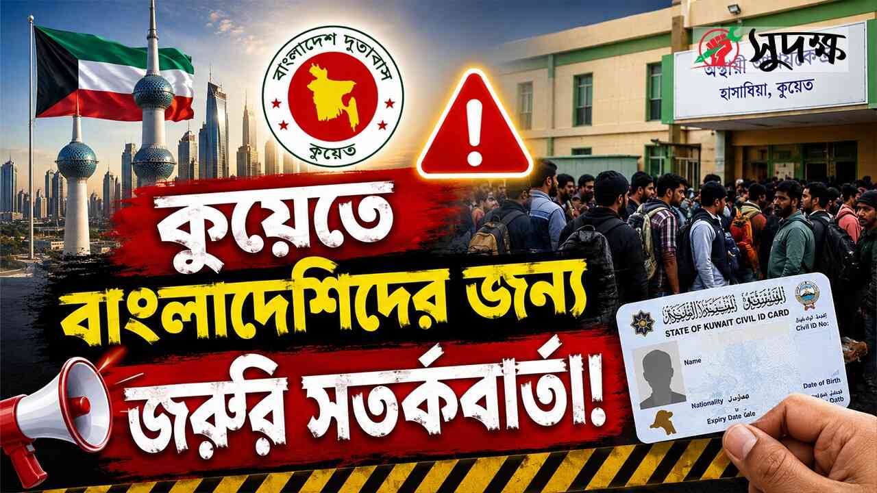 কুয়েতে বাংলাদেশিদের জন্য জরুরি সতর্কতা! দূতাবাসের বড় নির্দেশনা